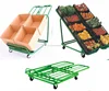 Folding Fruit vegetable display rack shelf