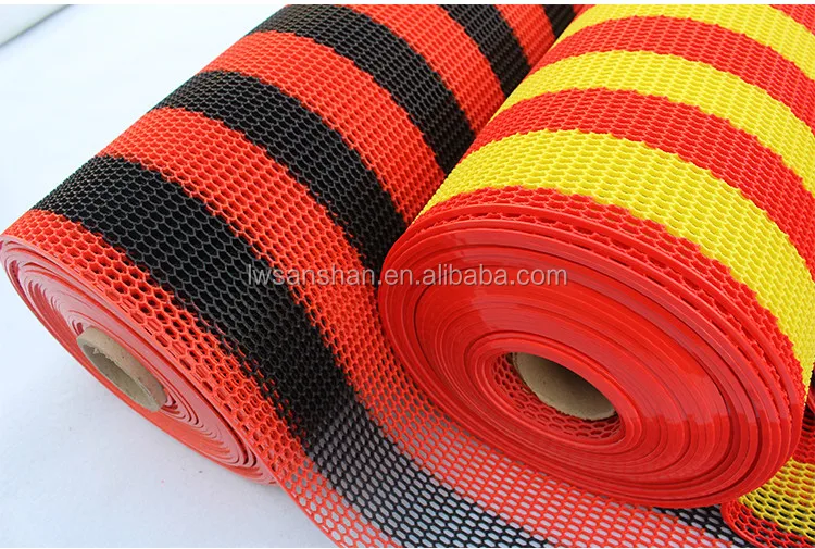 Hollow Design China Plastic Floor Mats / Holes Rubber Mat / Hexagon