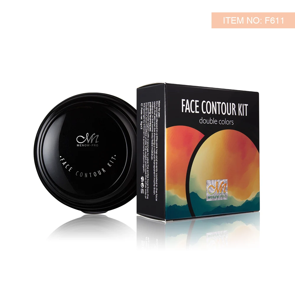 

Menow Face Makeup Set F611 Compact Powder Contour Kit, 2 colors contour