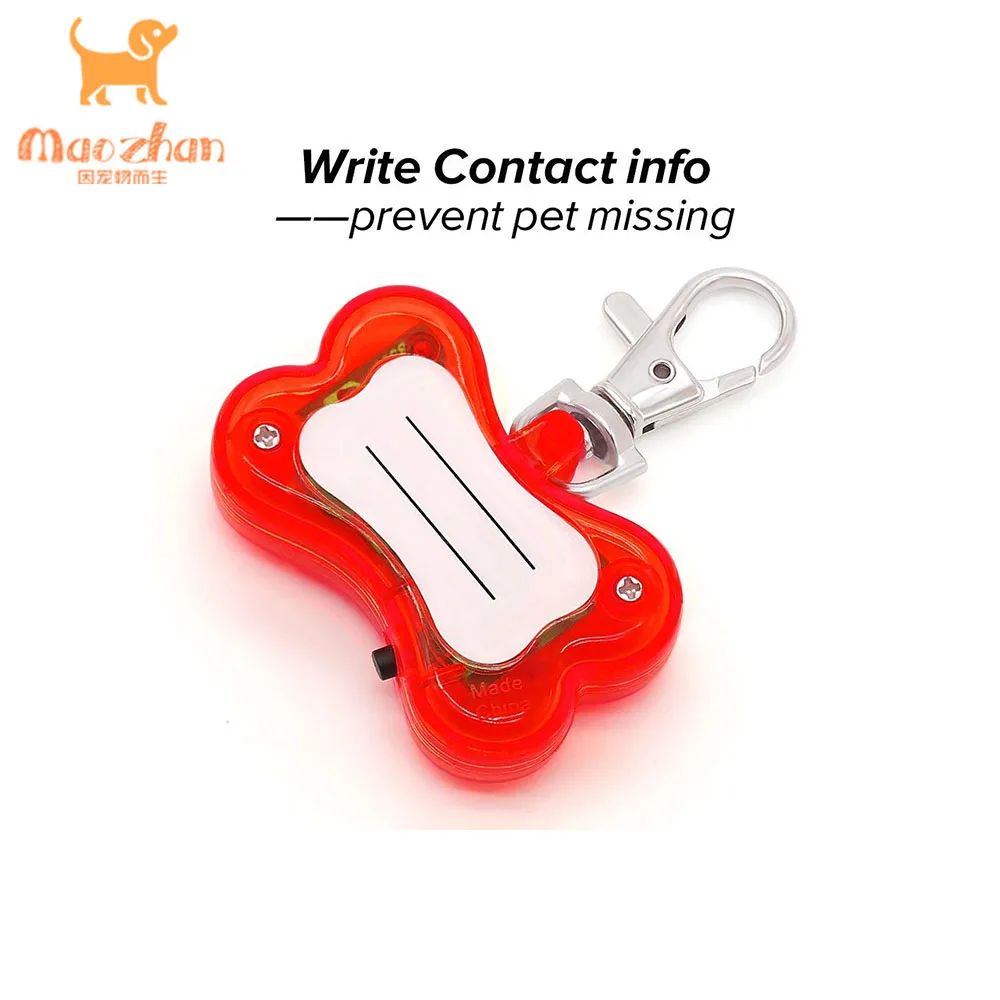Led Clipon Pet Safety Light,Waterproof Light Up Collar Dog Blinker Lights,Cat Pet Glowing