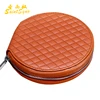 1503 Promotion Unique design custom genuine leather CD bag / holder
