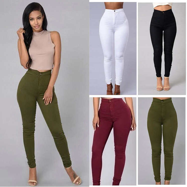 

Amazon hot Selling Butt Lifting Jeans High waist jeans bell bottoms jeans bell bottoms high waist bell bottoms slim pant, As show