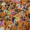 keqiao warehouse Printed Silk Screen Chiffon Fabric stocklot Free Samples
