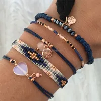 

Free Shipping Wholesale Fashion Women Handmade Multilayer Seed Bead Bracelet