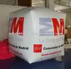 advertising pvc inflatable helium cube/balloon