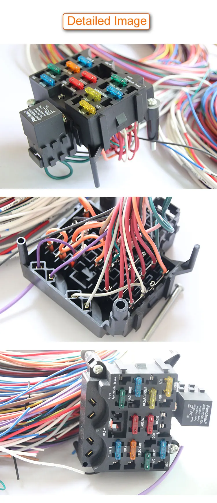 10/12/14/16/20/21 Way Fuse Block Wiring Harness For Car - Buy 10/12/14