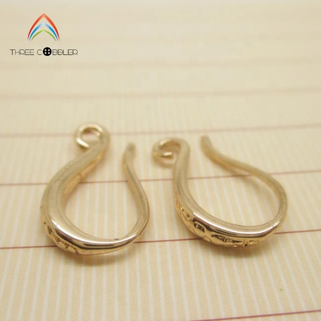 

Y0122 Metal Copper Clasps&Hook Jewelry Type Gold Ear Wire Earring Hooks Earrings Accessories