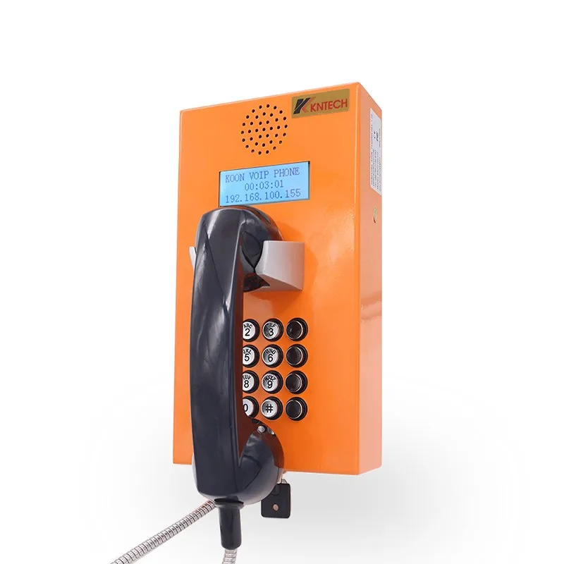 Wall Mounted Inmate Telephone Vandan Proof Jail Phone System Pstn