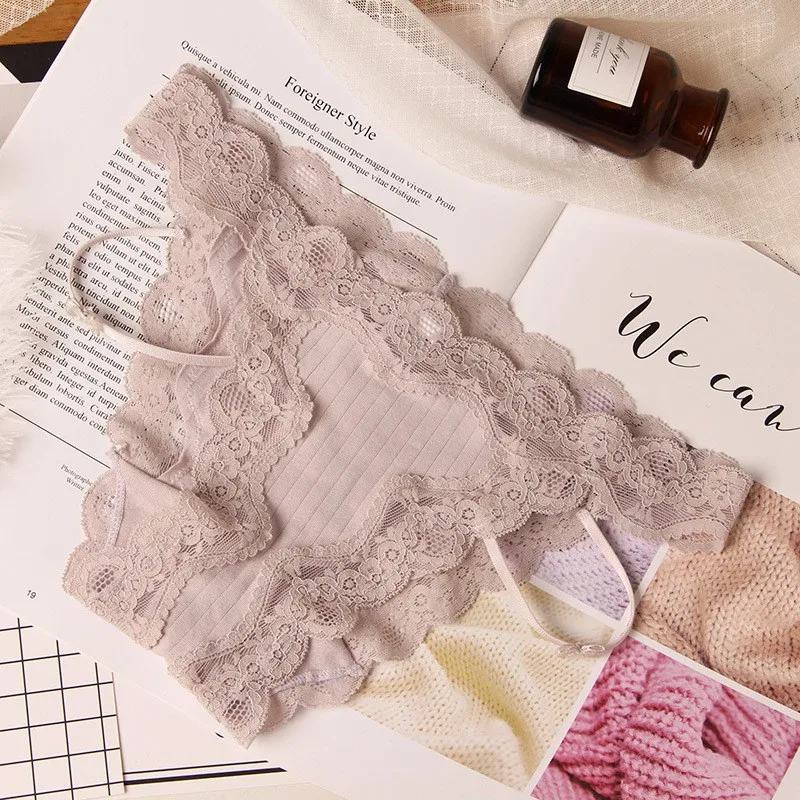 Latest Design New Midhigh Waist Sexy Women Panties High Quality Pure