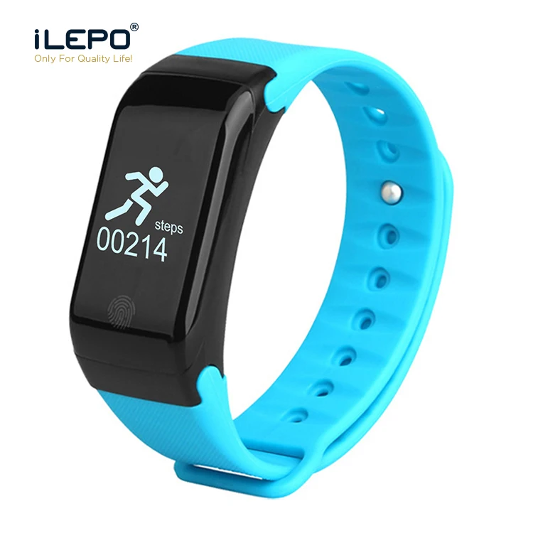 

Blood Oxygen blood pressure monitor watch support IP67 Waterproof heart rate monitor for healthy wristband watch iLepo watch, Black;green;blue;orange;purple