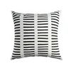 Monad Cheap Nordic Geometric Embroidered Black And White Cushion Cover Sets