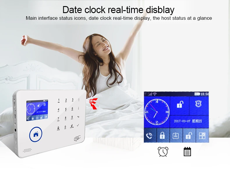 IOS Android App wireless gsm home security alarm system anti theft anti lost BL-6600