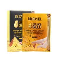 

Whitening & Peeling & Moisture golden Feet Mask with Gold Collagen Foot Mask Exfoli Sock