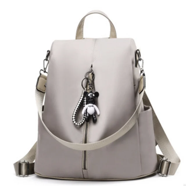 

2018 ladies Autumn Winter design backpack bag Oxford fabric women backpack bag girl school bag backpack, Khaki / blue . black