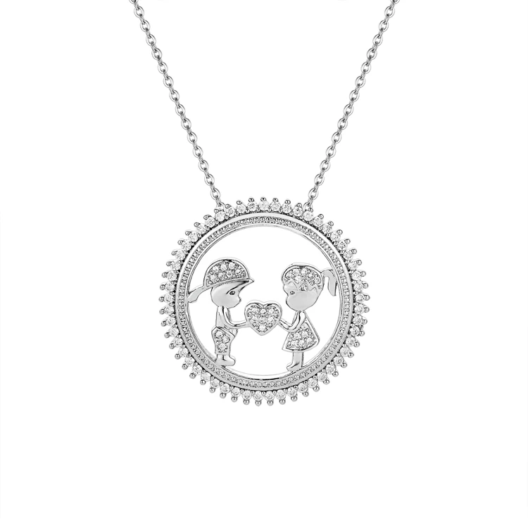 

aaa cubic zirconia jewelry fashion necklaces for girls, N/a
