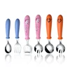 FDA Food grade Colourful Plastic Handle Hello Kitty Cutlery Cute Safe for Kids Stylish