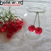 Cute Resin Clear Beads Cherry Elastic String Fruit Decoration