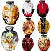 ecowalson Custom made NEW 3D Print Cute Japanese Anime Naruto Uzumaki Funny Sweatshirt Pullover Hoodie
