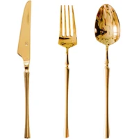 

gold cutlery set stainless steel gold plated flatware wholesale