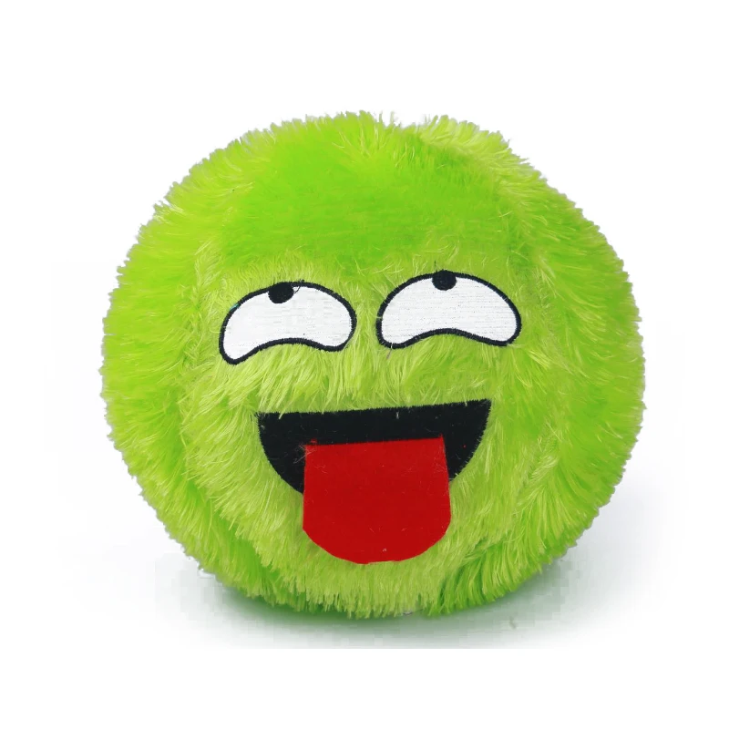 6 Inch Green Expression Inflatable Fuzzy Big Eyes Pvc Toy Ball Buy 6