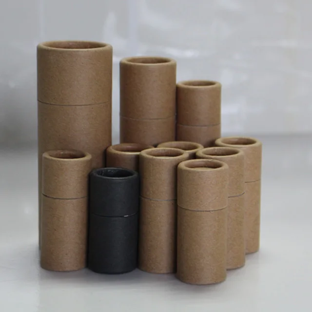 Eco Friendly Biodegradable Cardboard Push up Lip Balm Box