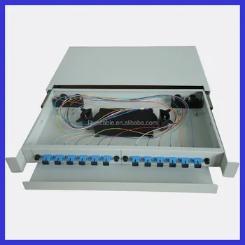 Supply 12 Core Odf 24 Lc Port Patch Panel 12 Sc Port Fiber Optic Patch ...