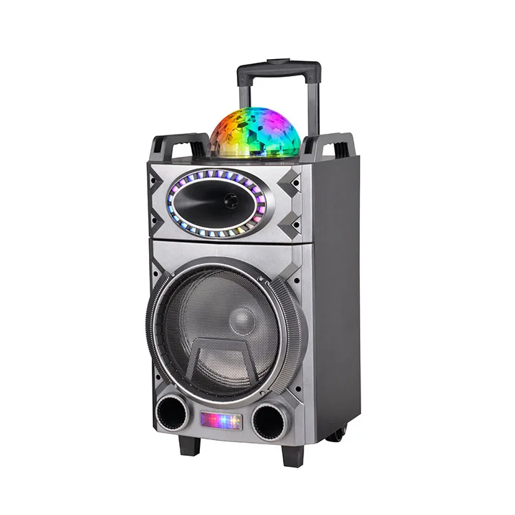 Hot Sale High Power Amplifier with LED Flash Party Lights DJ Karaoke BT Speaker Microphone - ANKUX.COM