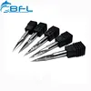 Carbide Wave-Edge Engraving Bits For Granite Engraving Machine 1/2" End Mill
