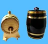 Custom oak wine barrel wooden barrels for 1l 2l 3l