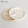 YTBagmart Compostable Biodegradable Sugarcane Paper Custom Disposable Plate