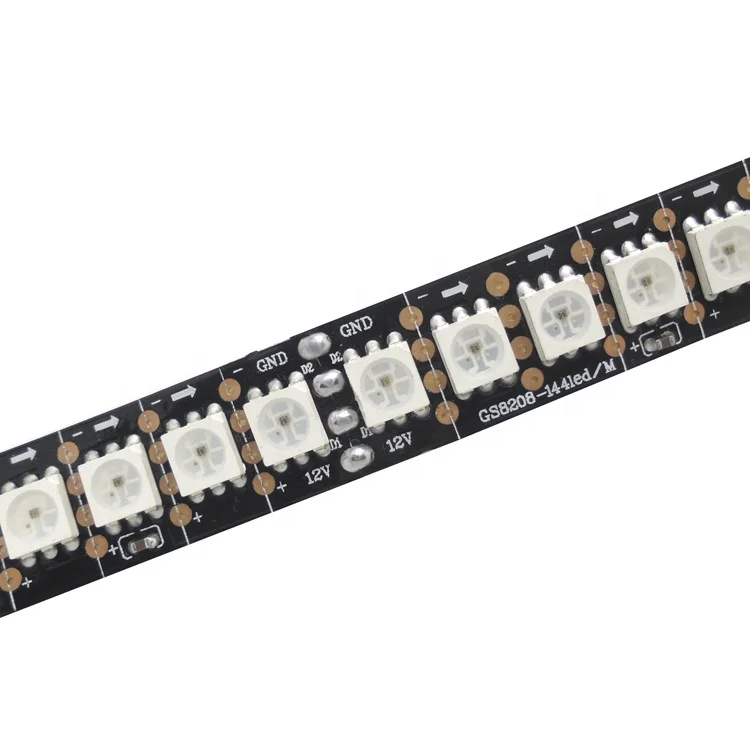 144 pixel per meter GS8208 12V every LED addressable led strip