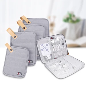 Image of BUBM Electronic Gadget Cable Organizer Digital Accessories Travel Storage Bag