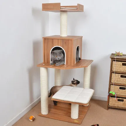 

Modern cat furniture pet scratcher house pole for big cat tree