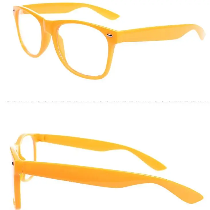 orange nerd glasses