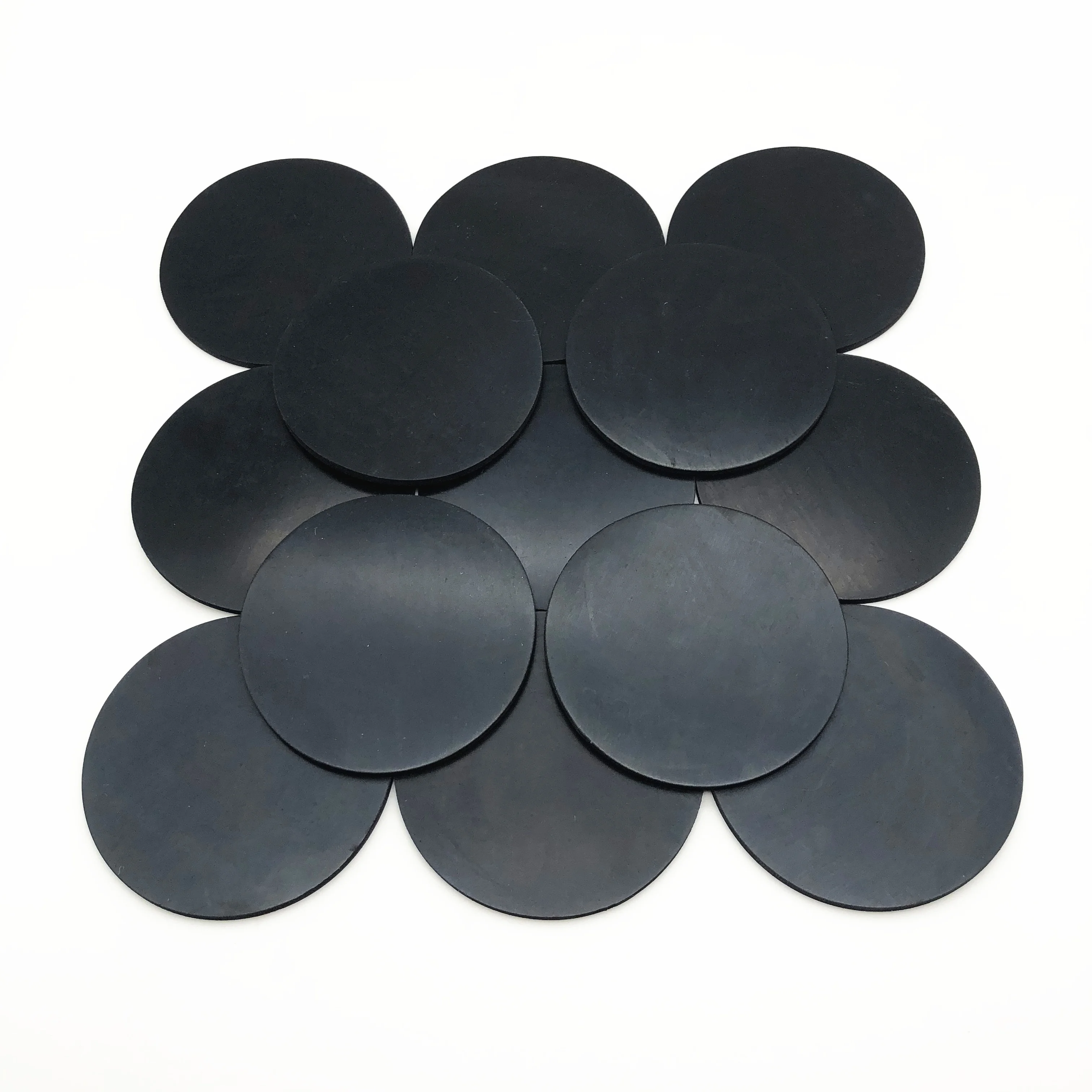 Antislip Thickness 3mm Black Custom Silicone Rubber Feet Pad For