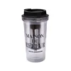 Lipan- Double Wall Vacuum Flask 400 ml Plastic Cup Reusable Water Tumbler Vacuum Coffee Cups Wholesale