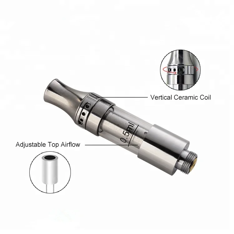 

Huge vapor tank liberty V9 Ceramic vape atomizer OEM 510 cbd vape pen