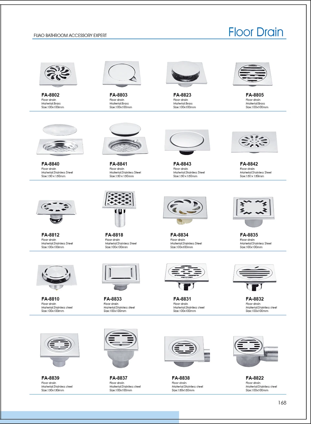 Faao Bathroom Shower Drain Types Of Floor Product On Alibaba Faao Bathroom Shower Drain Types Of
