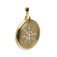 

Germanium Gold Pendant Latest Design Authenticity Card Quantum Pendant