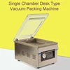 Guangzhou Factory Single Chamber Desktop Vacuum sealer,plastic bag vacuum packaging machine for food,nut,fruit,meat packaging