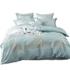 Hotel Use and King Size comforter embroidered bamboo sheets bedding set
