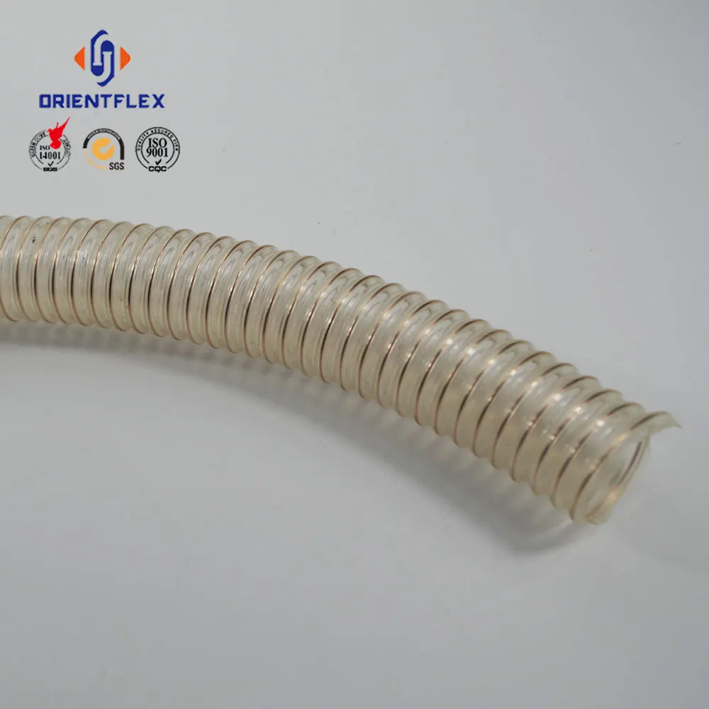 Bronze Wire Reinforced Pu Ducting 0.6 Mm Tpu Flexible Duct Hose Buy