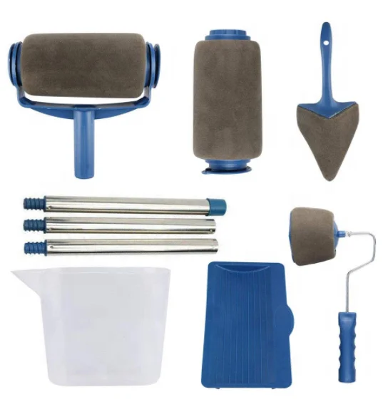 3 스테인리스 연장 손잡이를 가진 텔레비젼에 보이는 페인트 롤러 직업적인 솔 Buy 페인트 롤러 세트,페인트 러너 프로 Tv