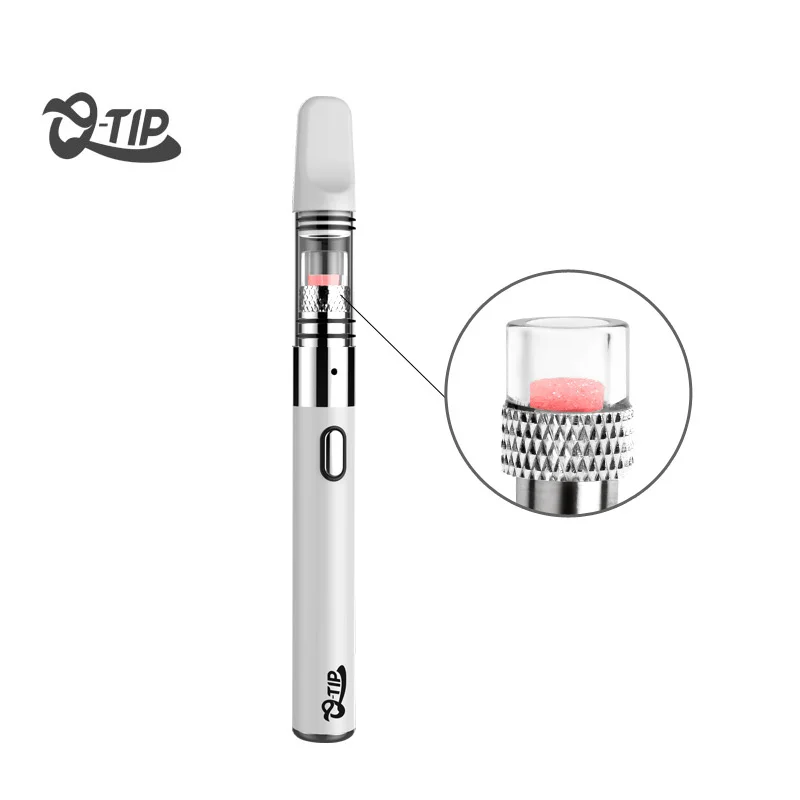 

2019 new arrival dab pen Airistech Qtip wax pen vaporizer wax heater with dual quartz coils heat up instantly for wax vaping, Black.white