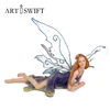 Professional Angel Wings Fairy Garden Figurines for Girl Gift Custom Resin Figurine
