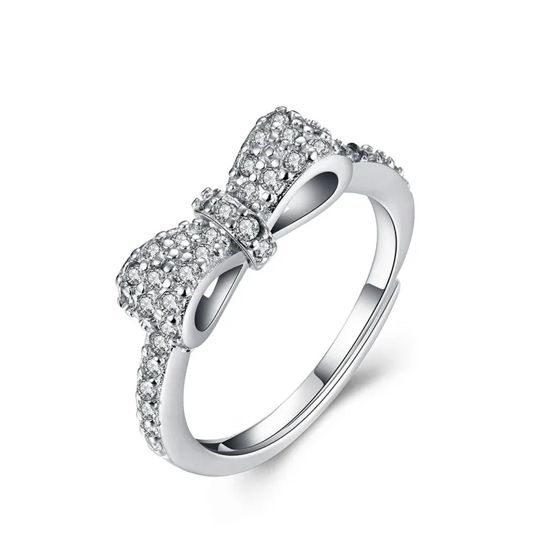 

SVR026 lady artificial diamond 925 silver finger ring