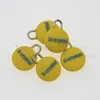 Cartoon design custom 3d embossed logo rubber zip puller tags luggsge zipper pulls for sale
