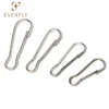 Stainless steel silver quick release spring clips hooks