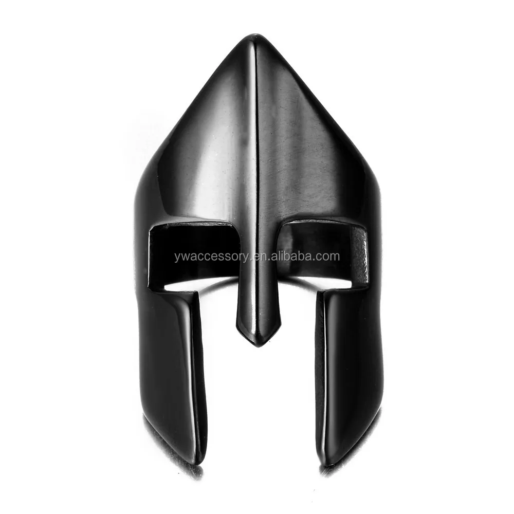 Spartan Helmet Stainless steel biker ring US 8-14 300 movie sparta Gladiator