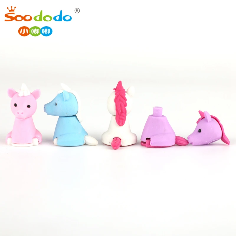 Cartoon shape eraser With holes